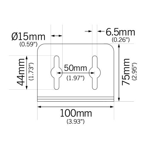 Evolution Aqua Surge Stainless Mounting Brackets 1