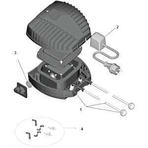 Oase AquaOxy 1000 Spare Parts diagram