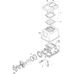 Oase AquaOxy 7500 Spare Parts diagram